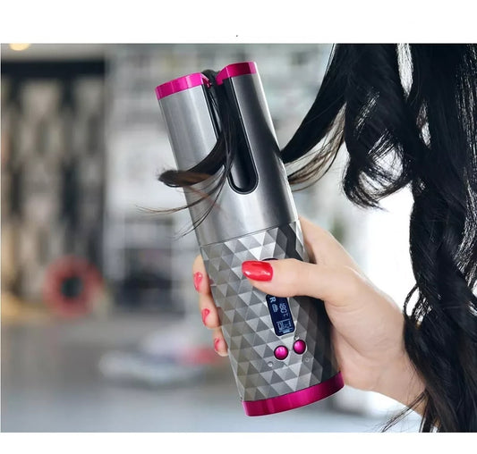 "¡Luce Rizos de Ensueño Donde Quieras!        ✨💁‍♀️ – Rizadora Automatica Portátil Recargable 🔋💖"